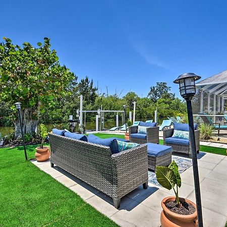 Waterfront Bradenton Home Heated Pool And Fire Pit Buitenkant foto