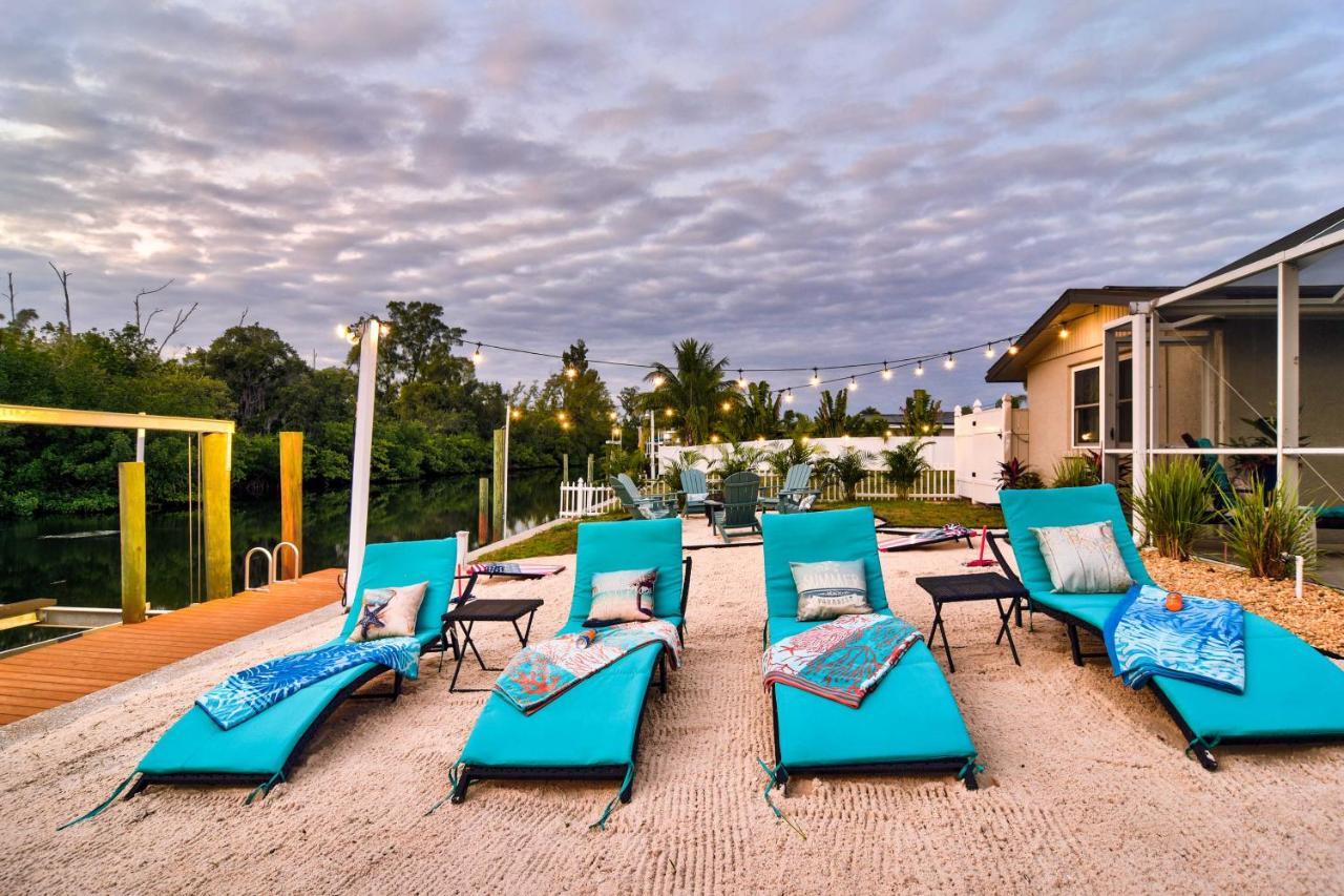 Waterfront Bradenton Home Heated Pool And Fire Pit Buitenkant foto